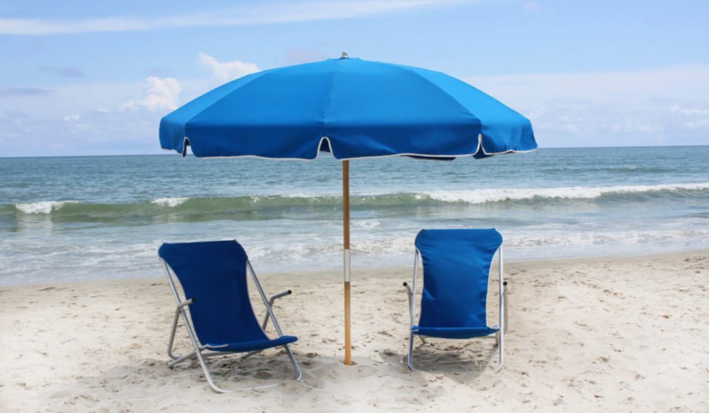 Barefoot Cabanas Sunset Beach Chair Umbrella Rentals